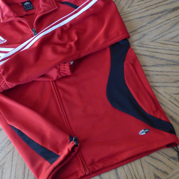 Adidas Climacool Jacket. Medium,  Red and Black - Picture 4 of 8